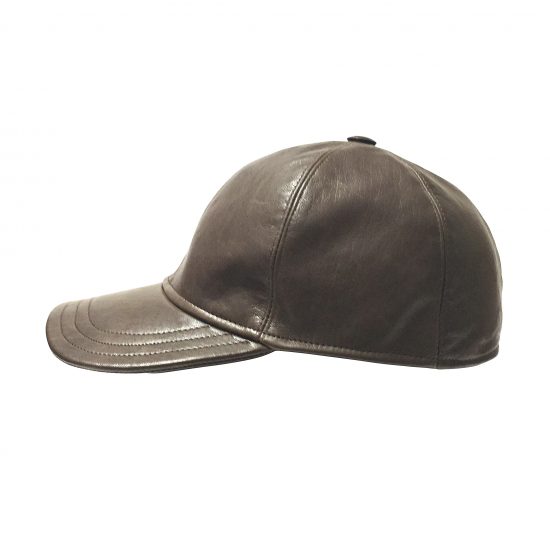 Baseball leather hat by Antica Cappelleria Troncarelli