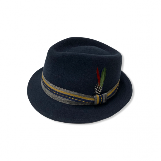 Cappello Trilby blu by Stetson