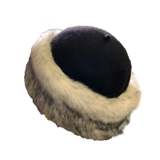 Antica Cappelleria Troncarelli - Marzi donna cappello con pelliccia ecologica lana e pelliccia eco