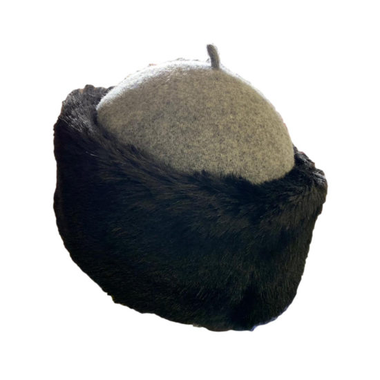 Antica Cappelleria Troncarelli – Marzi donna cappello con pelliccia ecologica lana e pelliccia eco