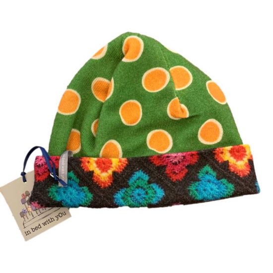 Antica Cappelleria Troncarelli Roma – Cappello reversibile by In bed with you – ATC06 – Pois