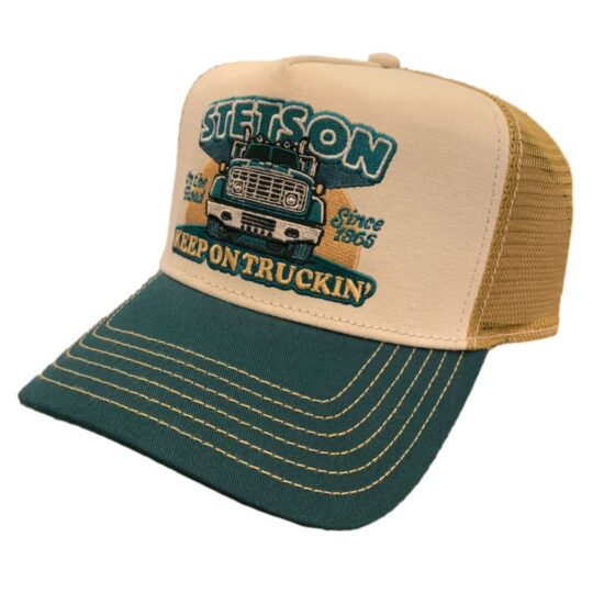 Cappelli Troncarelli Roma - Cappello Trucker Cap Keep on Trucking by Stetson-laterale