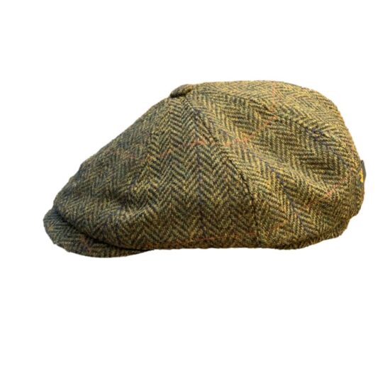 Cappelli Troncarelli Roma - Coppola Irlandese Driving Cap by Mucros Weavers-laterale