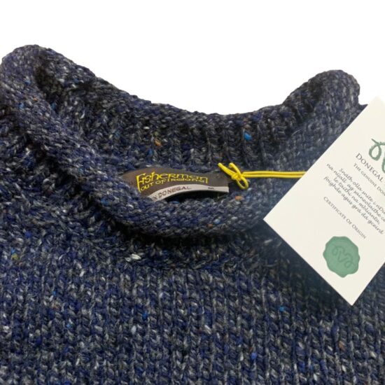 Cappelli Troncarelli Roma - Roller Neck Jumper by Fisherman out of Ireland-dettaglio