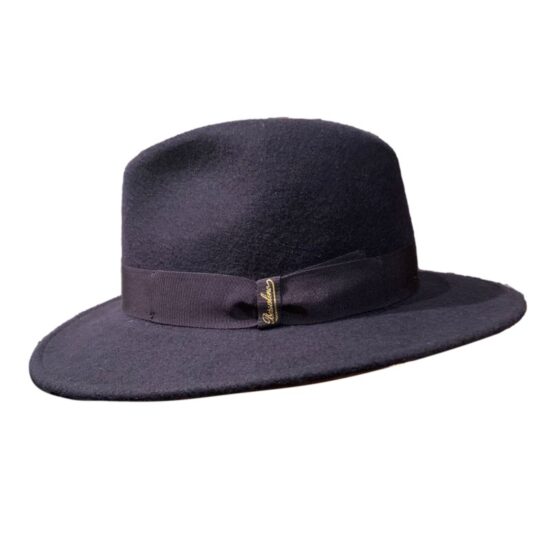 Cappelli Troncarelli Roma - Cappello Macho feltro lana by Borsalino-blu