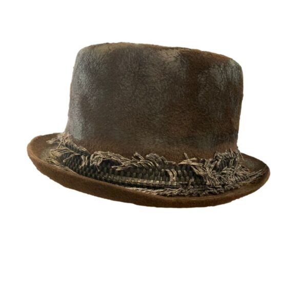 Cappelli Troncarelli Roma - Cappello Pork pie by Move-frontale marrone