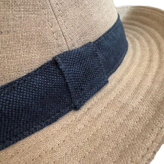 Cappelli Troncarelli Roma - Cappello Trilby Lino by Troncarelli-dettaglio