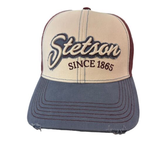 Cappelli Troncarelli Roma - Baseball Cap Vintage Distressed by Stetson-frontale