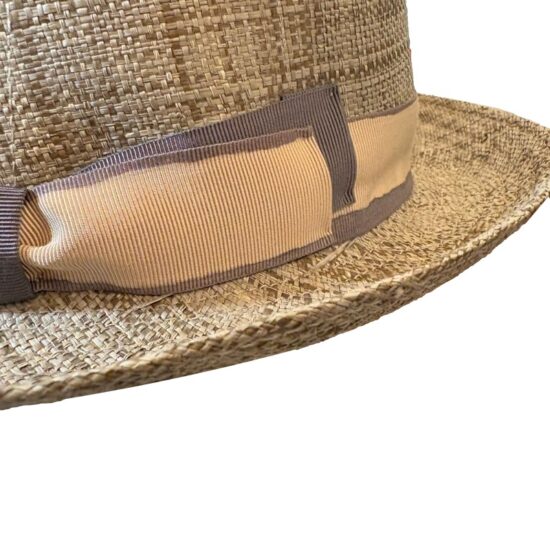 Cappelli Troncarelli Roma - Cappello tesa piccola Raffia Mod. Baia by Troncarelli-dettaglio