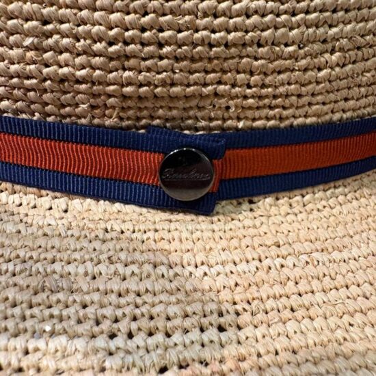 Cappelli Troncarelli Roma - Cappello Raffia Crochet Argentina by Borsalino-dettaglio