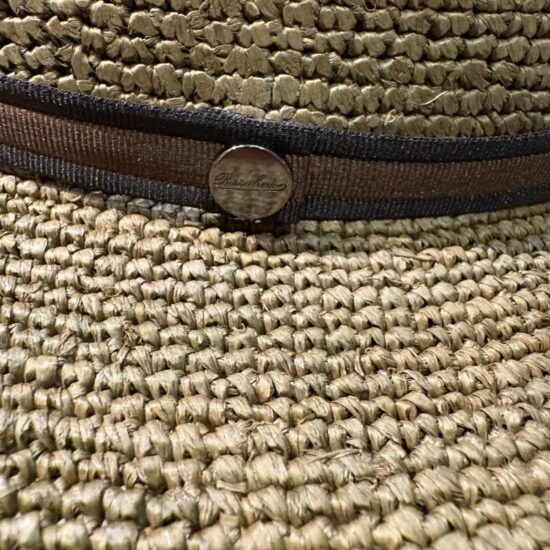 Cappelli Troncarelli Roma - Cappello Raffia Crochet Argentina by Borsalino.2-dettaglio